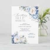 Iets blauw voordat ik Vrijgezellenfeest doe Kaart (Staand voorkant)