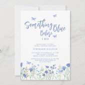 Iets blauw voordat ik Vrijgezellenfeest doe Kaart (Voorkant)