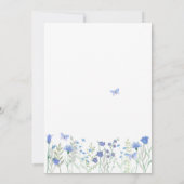 Iets blauw voordat ik Vrijgezellenfeest doe Kaart (Achterkant)