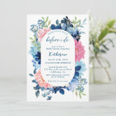 Iets blauw voordat ik vrijgezellenfeest doe kaart (Staand voorkant)