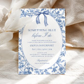  iets blauw voordat ik Vrijgezellenfeest doe Kaart