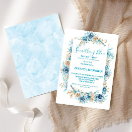 Iets blauw voordat ik vrijgezellenfeest doe kaart