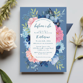 Iets blauw voordat ik vrijgezellenfeest doe kaart