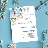 Iets blauw voordat ik Vrijgezellenfeest doe Kaart