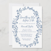 Iets blauw voordat ik Vrijgezellenfeest doe Kaart (Voorkant)