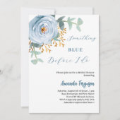 Iets blauw voordat ik Vrijgezellenfeest doe Kaart (Voorkant)