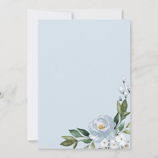 Iets blauw voordat ik Vrijgezellenfeest doe Kaart (Achterkant)