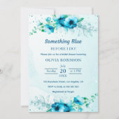 Iets blauw voordat ik Vrijgezellenfeest doe Kaart (Voorkant)