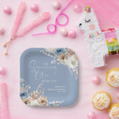 Iets blauw voordat ik Vrijgezellenfeest doe Papieren Bordje (Feest)