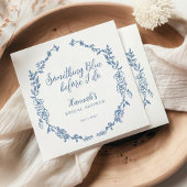 Iets blauw voordat ik Vrijgezellenfeest doe Servet