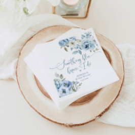 Iets blauw voordat ik vrijgezellenfeest doe servet