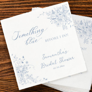 Iets blauw voordat ik Vrijgezellenfeest doe Servet