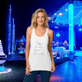 Iets blauw voordat ik Vrijgezellenfeest doe Tanktop