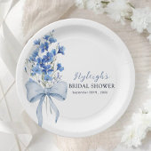 Iets blauw voordat ik Vrijgezellenfeest feest Papieren Bordje