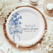 Iets blauw voordat ik Vrijgezellenfeest feest Papieren Bordje