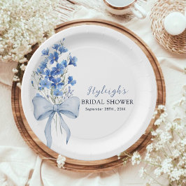 Iets blauw voordat ik Vrijgezellenfeest feest Papieren Bordje