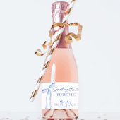 Iets blauw voordat ik Vrijgezellenfeest labels doe Sparkling Wijnetiket