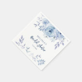 Iets blauw voordat ik Vrijgezellenfeest papier doe Servet (Hoek)