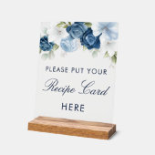 Iets blauw voordat ik Vrijgezellenfeest recept doe Acryl Bord (Hoek)