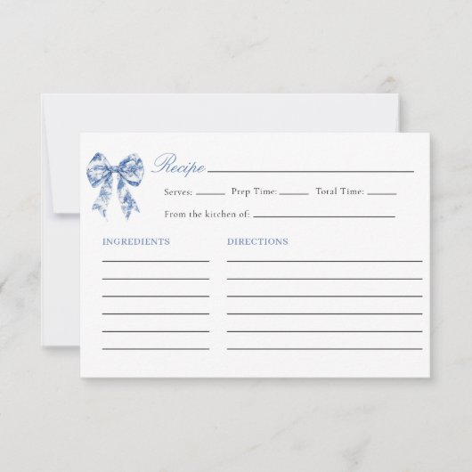 Iets blauw voordat ik Vrijgezellenfeest recept doe Kaart (Voorkant)