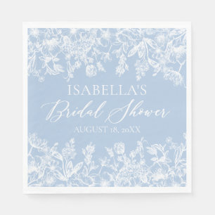 Iets blauw voordat ik Vrijgezellenfeest servetten