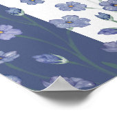 Iets blauw voordat ik Vrijgezellenfeest teken Poster (Hoek)