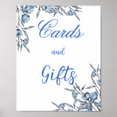 Iets blauw voordat ik vrijgezellenfeest teken poster (Voorkant)