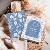 Iets blauw voordat ik Vrijgezellenfeest uitnodig Kaart