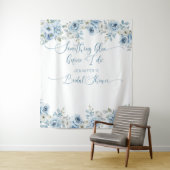 Iets blauw voordat ik vrijgezellenfeest wandtapijt wandkleed (In situ)