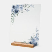 Iets blauw voordat ik Vrijgezellenfeest welkom Acryl Bord (Hoek)