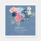 Iets blauw voordat ik vrijgezellenfeest Welkom Servet (Voorkant)