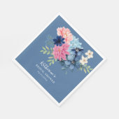 Iets blauw voordat ik vrijgezellenfeest Welkom Servet (Hoek)