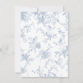 Iets blauw Vrijgezellenfeest Bedankkaart (Achterkant)