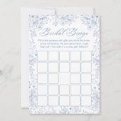 Iets blauw Vrijgezellenfeest bingo spel Kaart (Voorkant)