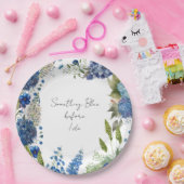 Iets blauw Vrijgezellenfeest Borden Papieren Bordje (Feest)