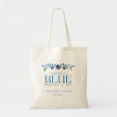 Iets blauw Vrijgezellenfeest Bridesmaid Gift Tote Bag (Voorkant)