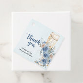 Iets blauw Vrijgezellenfeest dank je Bedankjes Labels (In situ)