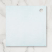 Iets blauw Vrijgezellenfeest dank je Bedankjes Labels (Achterkant)