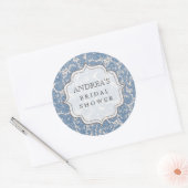 Iets blauw Vrijgezellenfeest dessert Label label (Envelop)