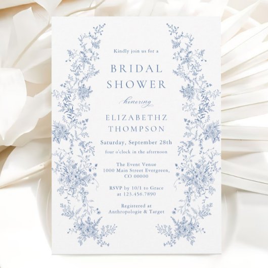 Iets blauw Vrijgezellenfeest Kaart