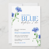 Iets blauw Vrijgezellenfeest Kaart (Voorkant)