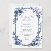 Iets blauw  Vrijgezellenfeest Kaart (Voorkant)