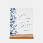 Iets blauw Vrijgezellenfeest Kaarten en geschenken Acryl Bord (Voorkant)