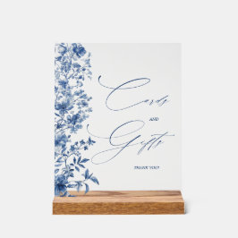 Iets blauw Vrijgezellenfeest Kaarten en geschenken Acryl Bord