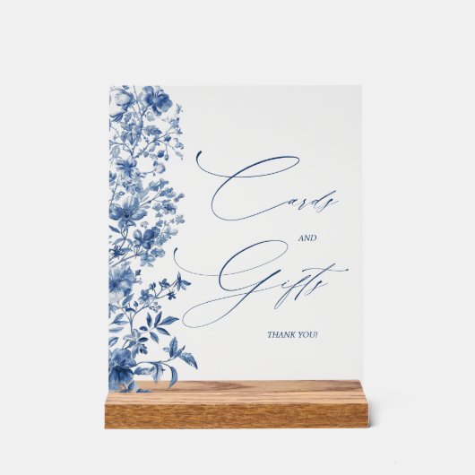 Iets blauw Vrijgezellenfeest Kaarten en geschenken Acryl Bord (Voorkant)