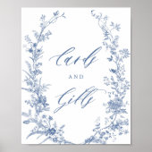 Iets Blauw Vrijgezellenfeest Kaarten en geschenken Poster (Voorkant)