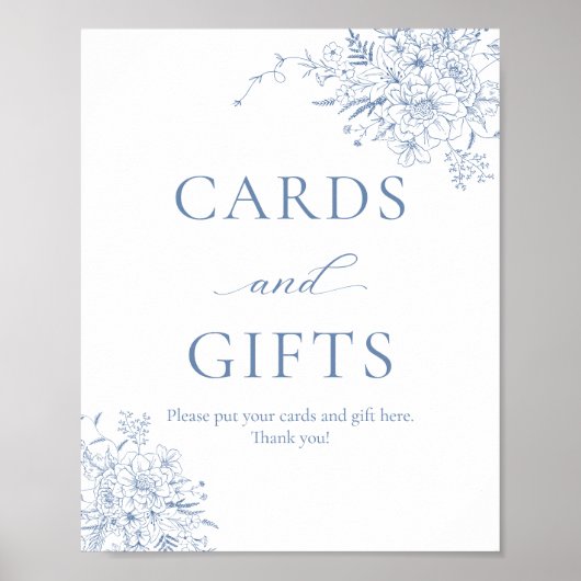 Iets blauw Vrijgezellenfeest Kaarten en geschenken Poster (Voorkant)