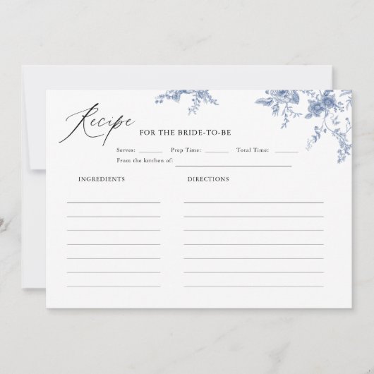 Iets blauw Vrijgezellenfeest Ontvang Kaart (Voorkant)