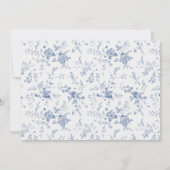 Iets blauw Vrijgezellenfeest Ontvang Kaart (Achterkant)