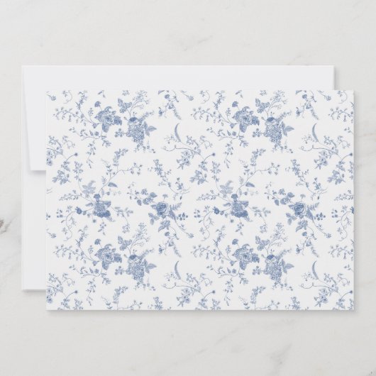 Iets blauw Vrijgezellenfeest Ontvang Kaart (Achterkant)